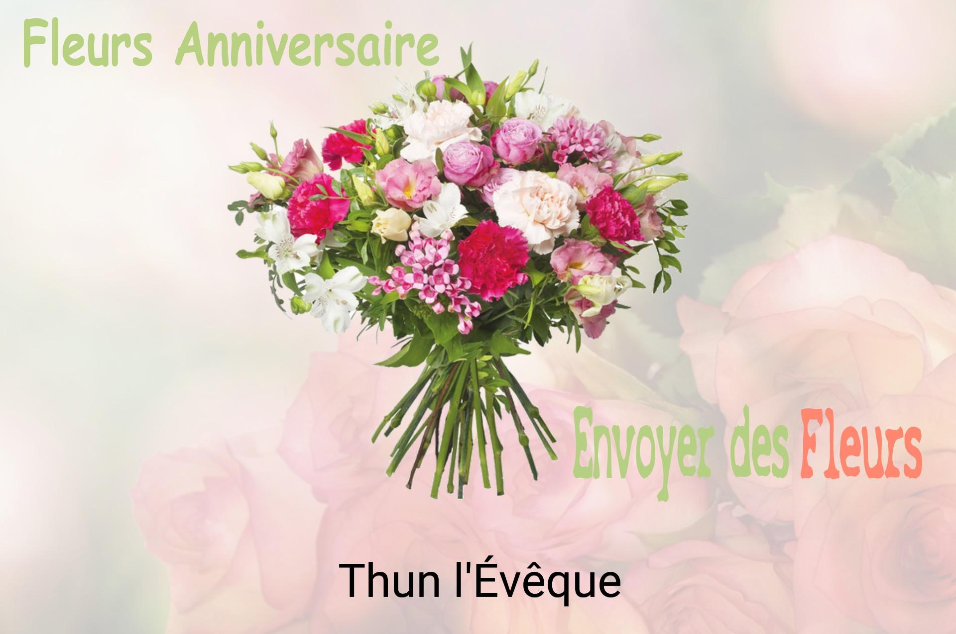 Bouquet de fleurs d’anniversaire livré à Thun-l'Évêque